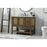 Elegant Metropolis 42" Single Bathroom Vanity, Driftwood