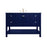 Elegant Kitchen/Bath Metropolis 48" Single Bathroom Vanity, Blue - VF27048BL