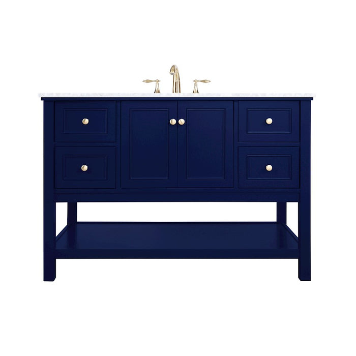 Elegant Kitchen/Bath Metropolis 48" Single Bathroom Vanity, Blue - VF27048BL
