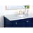 Elegant Kitchen/Bath Metropolis 48" Single Bathroom Vanity, Blue