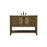 Elegant Metropolis 48" Single Bathroom Vanity, Driftwood - VF27048DW