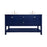 Elegant Kitchen/Bath Metropolis 60" Single Bathroom Vanity, Blue - VF27060DBL