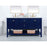 Elegant Kitchen/Bath Metropolis 60" Single Bathroom Vanity, Blue