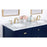 Elegant Kitchen/Bath Metropolis 60" Single Bathroom Vanity, Blue