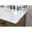 Elegant Metropolis 60" Double Bathroom Vanity, Driftwood