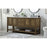 Elegant Metropolis 72" Double Bathroom Vanity, Driftwood