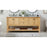 Elegant Metropolis 72" Double Bathroom Vanity, Natural Wood