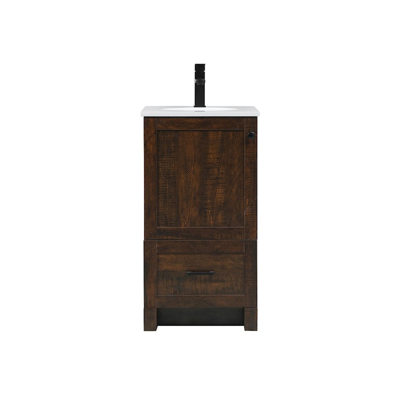 Elegant Kitchen/Bath Soma 18" Single Bathroom Vanity, Expresso - VF2818EX