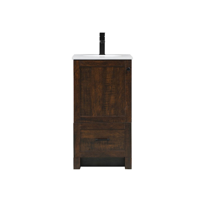 Elegant Kitchen/Bath Soma 18" Single Bathroom Vanity, Expresso - VF2818EX