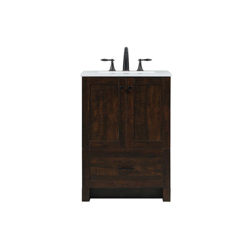Elegant Kitchen/Bath Soma 24" Single Bathroom Vanity, Expresso - VF2824EX