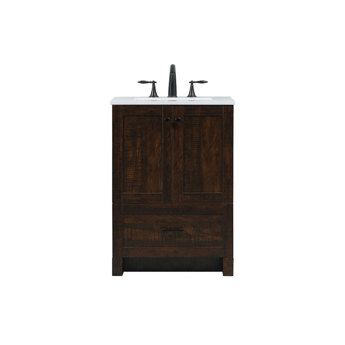 Elegant Kitchen/Bath Soma 24" Single Bathroom Vanity, Expresso - VF2824EX