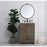 Elegant Kitchen/Bath Soma 24" Single Bathroom Vanity, Weathered Oak