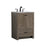 Elegant Kitchen/Bath Soma 24" Single Bathroom Vanity, Weathered Oak