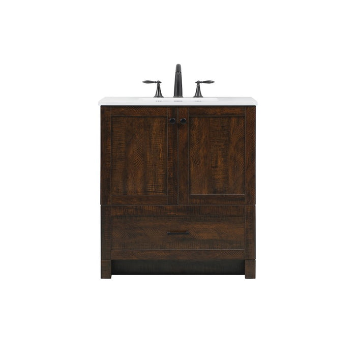Elegant Kitchen/Bath Soma 30" Single Bathroom Vanity, Expresso - VF2830EX