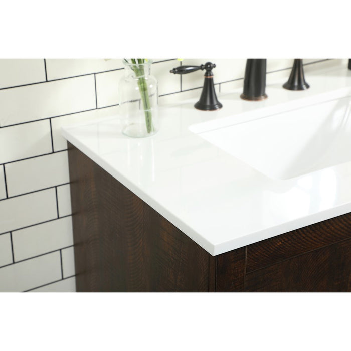 Elegant Kitchen/Bath Soma 30" Single Bathroom Vanity, Expresso