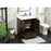 Elegant Soma 30" Single Bathroom Vanity, Expresso/Backsplash
