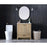 Elegant Soma 30" Single Bathroom Vanity, Expresso/Backsplash