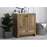 Elegant Kitchen/Bath Soma 30" Single Bathroom Vanity, Natural Oak