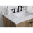 Elegant Soma 30" Single Bathroom Vanity, Natural Oak/Backsplash