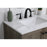 Elegant Kitchen/Bath Soma 30" Single Bathroom Vanity, Weathered Oak