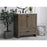 Elegant Soma 30" Single Bathroom Vanity, Weathered Oak/Backsplash