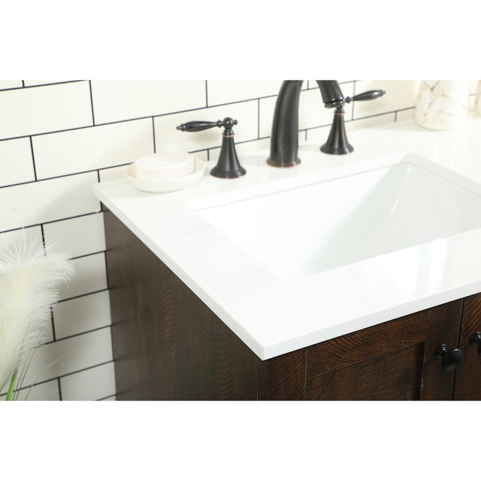 Elegant Kitchen/Bath Soma 32" Single Bathroom Vanity, Expresso