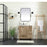 Elegant Kitchen/Bath Soma 32" Single Bathroom Vanity, Mango Wood