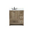 Elegant Soma 32" Single Bathroom Vanity, Natural Oak/Backsplash - VF2832NT-BS