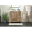 Elegant Soma 32" Single Bathroom Vanity, Natural Oak/Backsplash