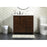 Elegant Soma 36" Single Bathroom Vanity, Expresso/Backsplash
