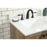 Elegant Soma 36" Single Bathroom Vanity, Natural Oak/Backsplash