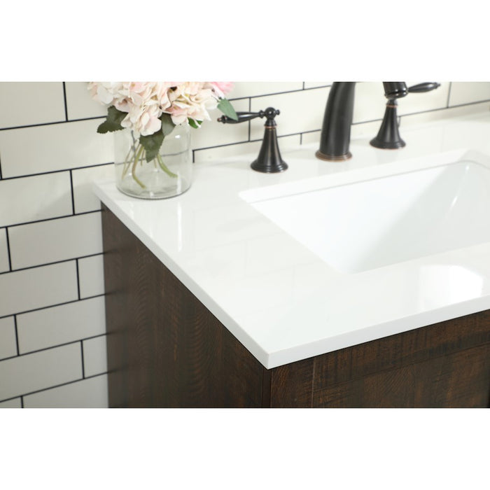 Elegant Kitchen/Bath Soma 42" Single Bathroom Vanity, Expresso