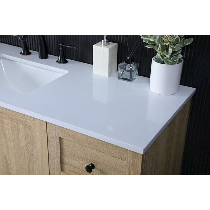 Elegant Kitchen/Bath Soma 42" Single Bathroom Vanity, Mango Wood