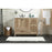Elegant Soma 42" Single Bathroom Vanity, Natural Oak/Backsplash