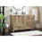 Elegant Soma 42" Single Bathroom Vanity, Natural Oak/Backsplash