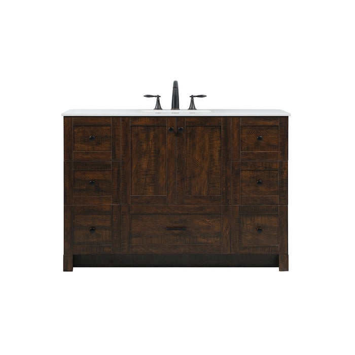 Elegant Kitchen/Bath Soma 48" Single Bathroom Vanity, Expresso - VF2848EX