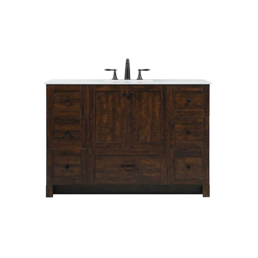 Elegant Kitchen/Bath Soma 48" Single Bathroom Vanity, Expresso - VF2848EX