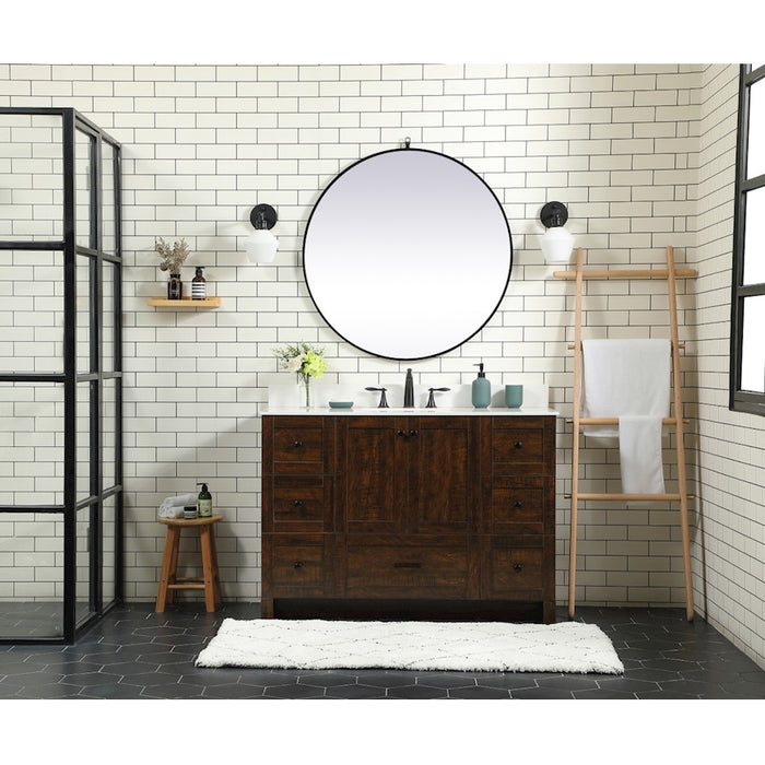 Elegant Kitchen/Bath Soma 48" Single Bathroom Vanity, Expresso