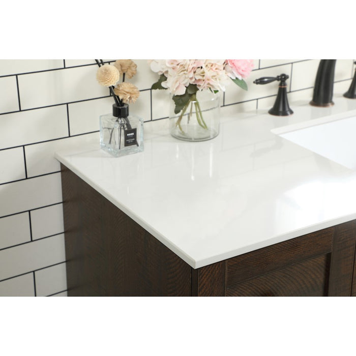 Elegant Kitchen/Bath Soma 48" Single Bathroom Vanity, Expresso