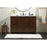 Elegant Soma 48" Single Bathroom Vanity, Expresso/Backsplash