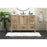 Elegant Soma 48" Single Bathroom Vanity, Natural Oak/Backsplash