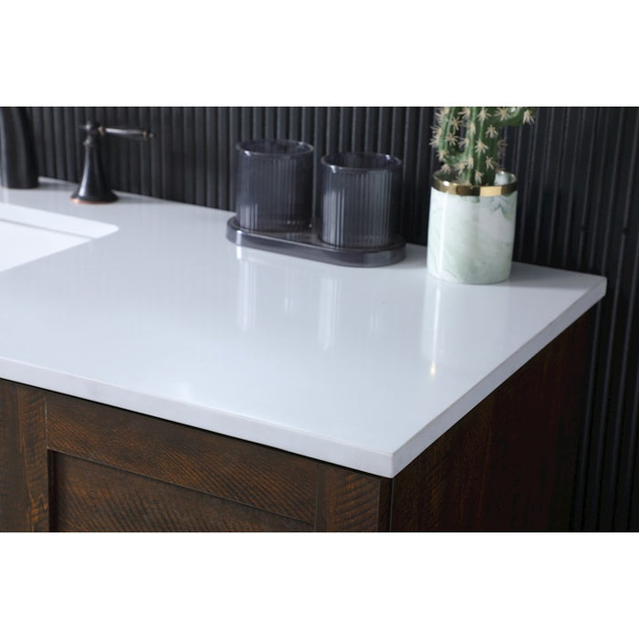 Elegant Lighting Soma 54"L Single Vanity Sink, Expresso