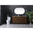 Elegant Lighting Soma 60"L Double Vanity Sink, Expresso