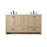 Elegant Kitchen/Bath Soma 60" Double Bathroom Vanity, Mango Wood - VF2860DMW