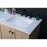 Elegant Kitchen/Bath Soma 60" Double Bathroom Vanity, Mango Wood