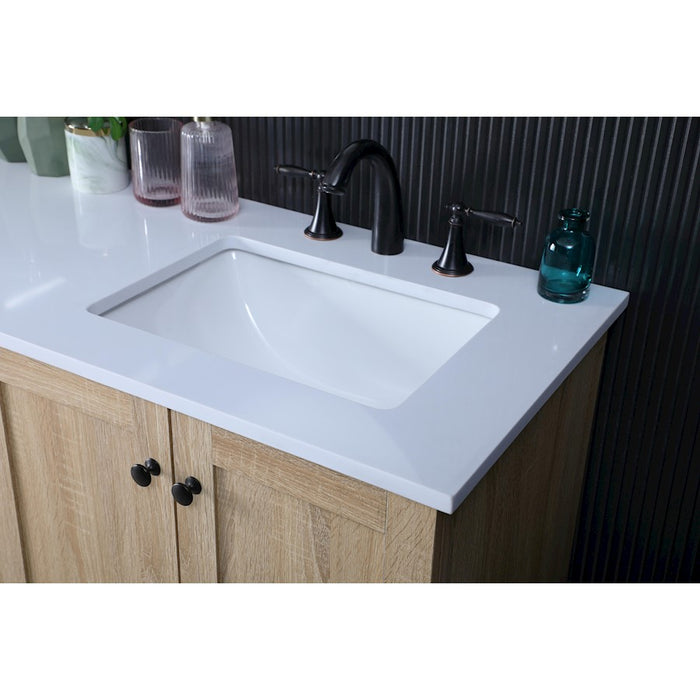 Elegant Kitchen/Bath Soma 60" Double Bathroom Vanity, Mango Wood