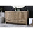 Elegant Lighting Soma 60"L Double Vanity Sink, Natural Oak