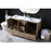 Elegant Lighting Soma 60"L Double Vanity Sink, Natural Oak