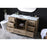 Elegant Lighting Soma 60"L Single Vanity Sink, Natural Oak
