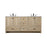 Elegant Kitchen/Bath Soma 72" Double Bathroom Vanity, Mango Wood - VF2872DMW
